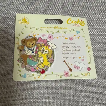 홍콩 디즈니 핀 배지 더피 쿠키