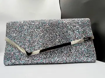 새상품급 Jimmy Choo 글리터 클러치백