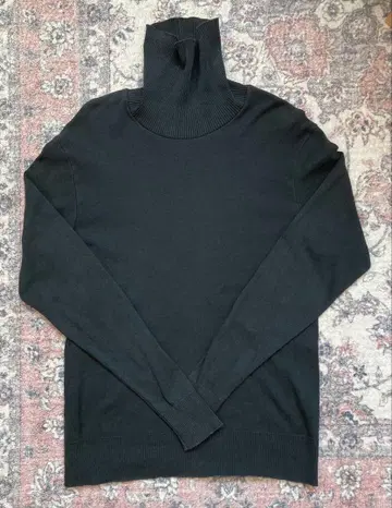 [ GICIPI ] 터틀넥 블랙 풀오버 이탈리아제