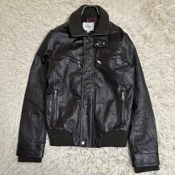 [ URBANRESEARCH ] 어반 리서치 가죽 자켓 38 블랙