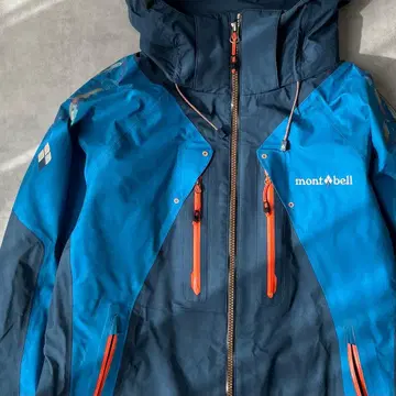15298 mont-bell 몽벨 고어텍스 자수 나일론 후드티