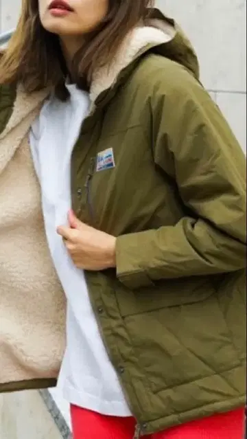 빌라봉 후드 부착 자켓 아우터 보아