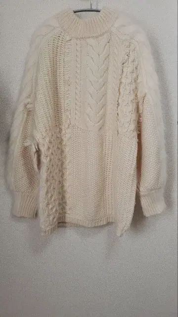 케이블 짜임 니트 원피스