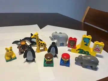 레고 듀플로 동물 피규어 세트 레트로