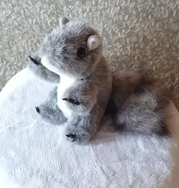 그레이 다람쥐 봉제 인형