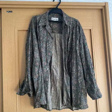 RNA-N 페이즐리 무늬 긴팔 셔츠 M 사이즈