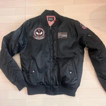 FUTURE BULLET MA-1 플라이트 자켓 LL 블랙