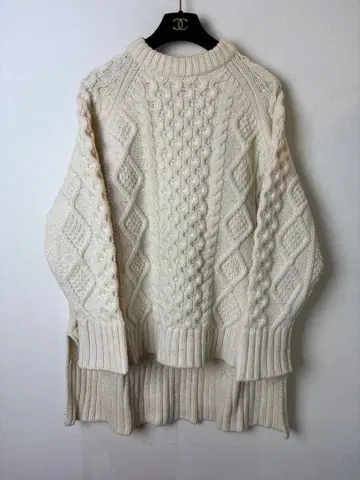 INSCRIRE 케이블 니트 스웨터 F