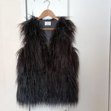 EGOIST 인조 모피 베스트