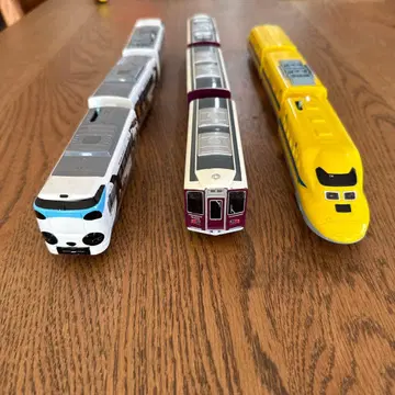 프라레일 차량 세트 신칸센 출퇴근 기차 3대 작동 확인 완료