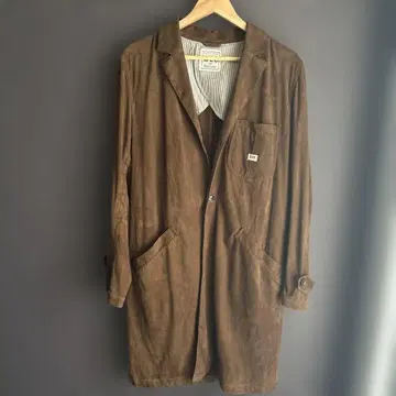 리 포 디스코트 브라운 롱 자켓