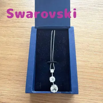 스와로브스키 3연 목걸이