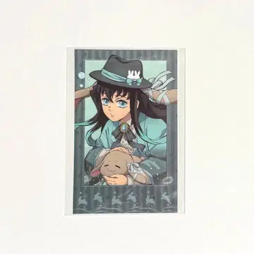 귀멸의 칼날 AGF 토끼띠 폴라로이드풍 카드 토키토 무이치로