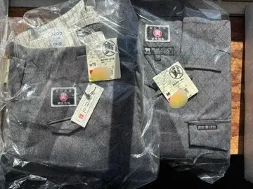 도라이치 히요쿠 오픈 M & 초초 롱 팔분 79cm 상하의 세트 그레이