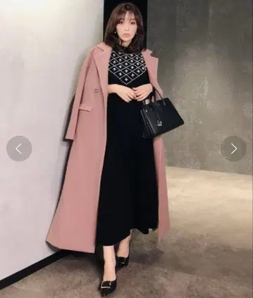 에이미 이스트 월 롱 슬림 슬릿 코트