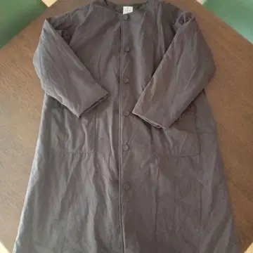 사만사모스 여성용 롱 코트 다크 브라운 프리 사이즈