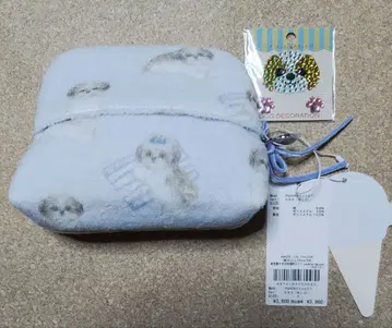 젤라또피케 시추 패턴 티슈 파우치