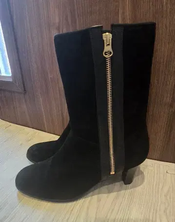 REGAL 스웨이드 부츠 블랙 24cm