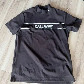캘러웨이 CALLAWAY 골프 셔츠 하이넥 블랙
