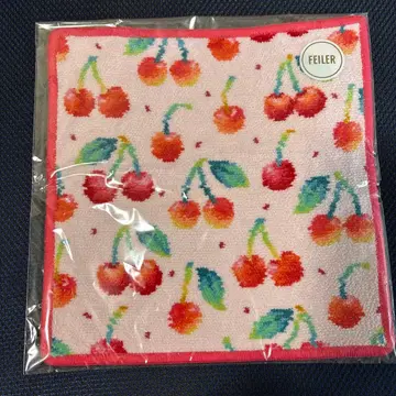FEILER LOVERARY 체리 패턴 손수건