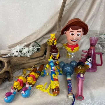 B1178 디즈니 레트로 묶음 판매 우디 푸 미키 당시 물품