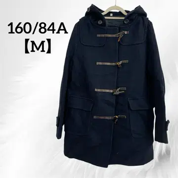 더플 코트 [ M ] 네이비 160/84A 더플 코트 후드 부착