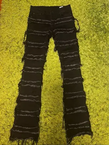 mnml 플레어 데님 프린지 29