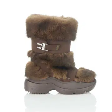 YELLO TANUKI SHORT BOOTS 브라운