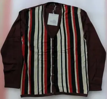 꼼사데모드 멘 스트라이프 가디건 F 사이즈 자택 미사용
