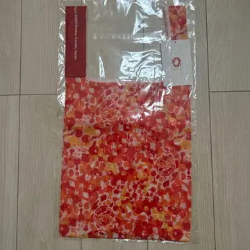 새상품 공식 택 포함 미야쿠미야쿠 간사이 만박 에코백 오렌지