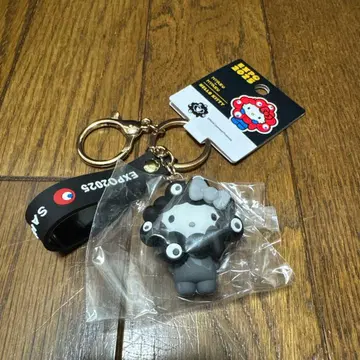 미야쿠미야쿠 키티 키링 산리오 블랙 흑백 만박 expo