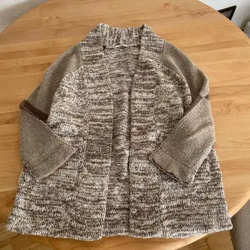 BAYFLOW 니트 가디건 긴팔 브라운 계열