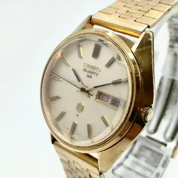 작동품 SEIKO 쿼츠 골드 데이데이트 손목시계 3863-7001