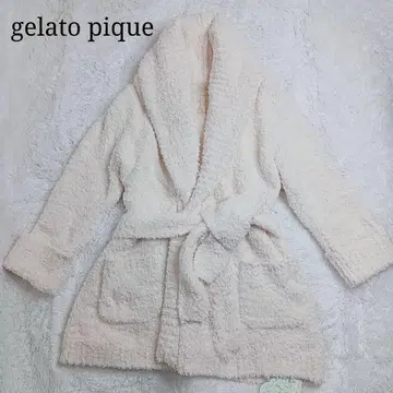 [ 새상품 ] gelato pique 복슬복슬 가운 핑크색 프리 사이즈