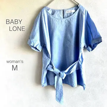 [ BABYLONE ] 바빌론 블라우스 리본 반팔 깔끔한 상의 시원한