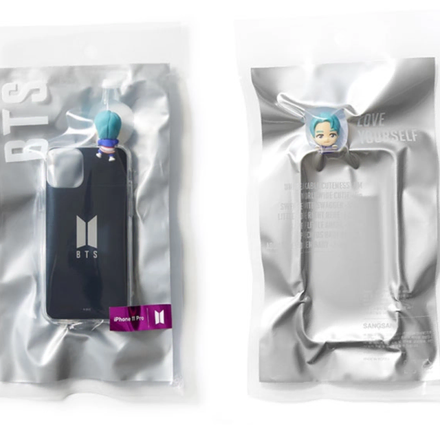 BTS 타이니탄 피규어 미러젤리케이스 - iPhone 13pro