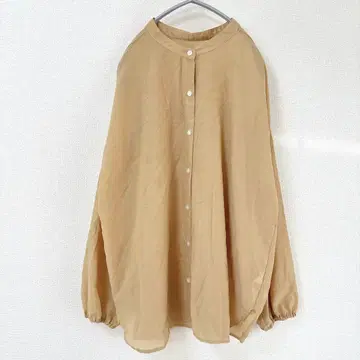 사만사 모스모스 SM2 블라우스 튜닉 프리 사이즈 라이트 브라운