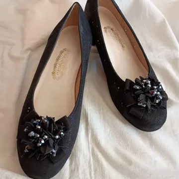 새상품 요시노야 펌프스 22cm 비쥬 모티브