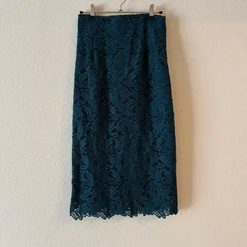 에스트네이션 레이스 스커트 그린