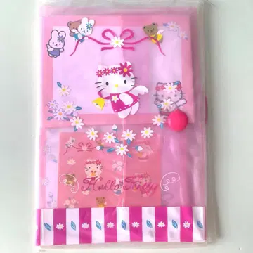 미사용 새상품 헤이세이 레트로 헬로키티 레터 세트