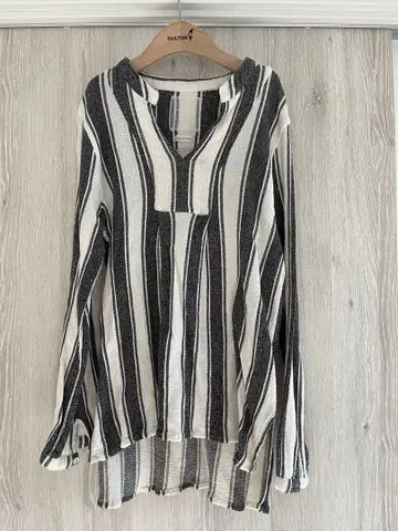 TODAYFUL 스트라이프 V넥 긴팔 셔츠