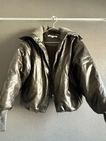 Jaded London 합금 비건 레더 봄버 자켓