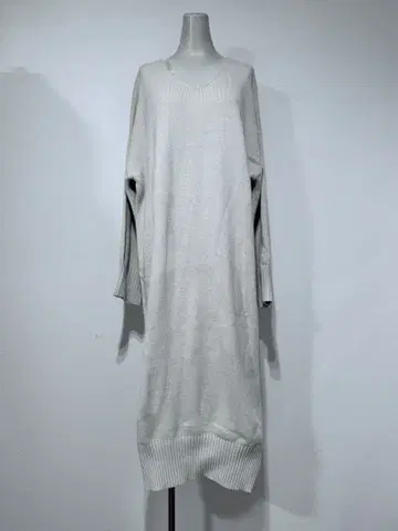 베이지 니트 롱 원피스 한국