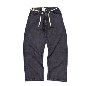 [ 새상품 택 포함 ] SANTA CRUZ 퍼플 보라색 데님 배기