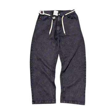 [ 새상품 택 포함 ] SANTA CRUZ 퍼플 보라색 데님 배기