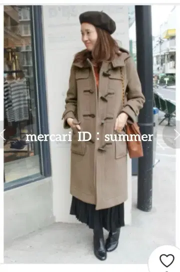 london tradition 슬로브 이에나 별주 더플 코트