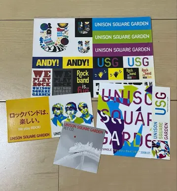 UNISON SQUARE GARDEN 스티커&전단지