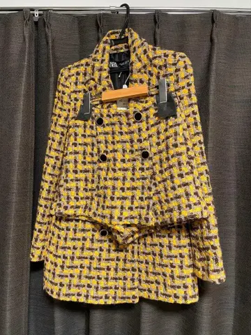 [ 셋업 ] ZARA 트위드 자켓 숏팬츠