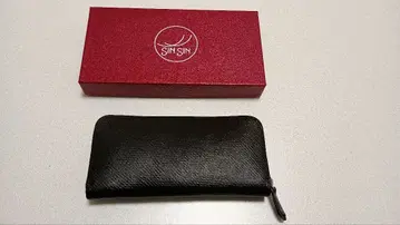 SINSIN 블랙 장지갑 박스 포함 로시안 카프