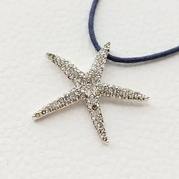SWAROVSKI 스와로브스키 불가사리 목걸이 스톤 파베